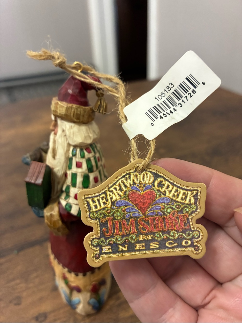 Jim Shore Heartwood Creek Santa with Birds/Birdhouse Ornament - Picture 8 of 10